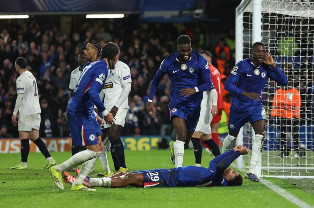 Chelsea vs Pafos Champions League Stamford Bridge