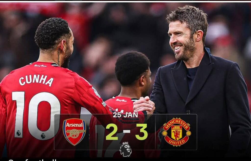 Michael Carrick Arsenal Press Conference: United Show Character in Dramatic 3-2 Win 1 Michael Carrick Arsenal press conference at Emirates Stadium