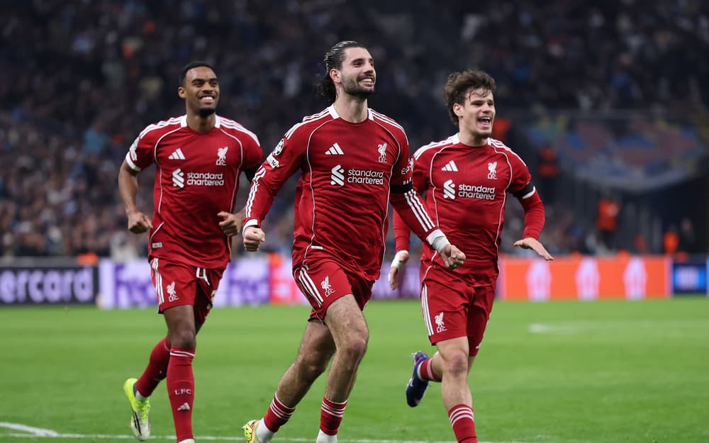 Marseille vs Liverpool Champions League: Brilliant 3-0 Win Sends Reds Into Last-16 Race 1 Marseille vs Liverpool Champions League – Cody Gakpo celebrates Liverpool’s third goal in France