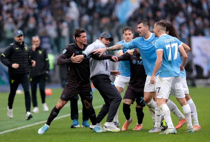 Antonio Conte Napoli Lazio Clash: Red Cards, Touchline Chaos and a 2–0 Napoli Win 3 Antonio Conte Napoli Lazio Clash: Red Cards, Touchline Chaos and a 2–0 Napoli Win