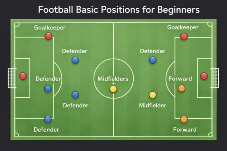 football positions for beginners full pitch diagram explanation