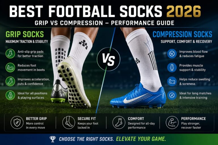 Best Football Socks 2026: Grip vs Compression Explained for Performance 1 best football socks 2026 grip vs compression performance
