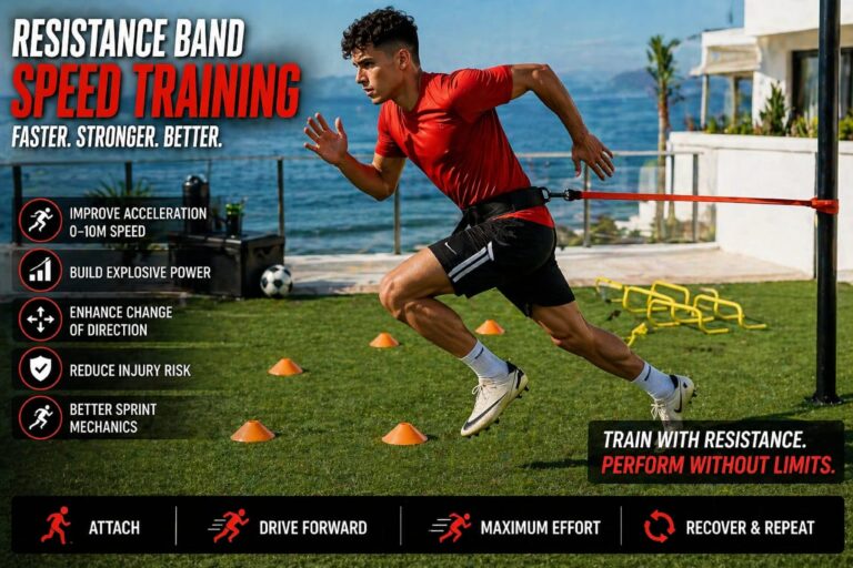 Resistance Band Football Training 2026: Improve Speed, Power and 0–10m Acceleration Fast 1 resistance band football training speed power 2026